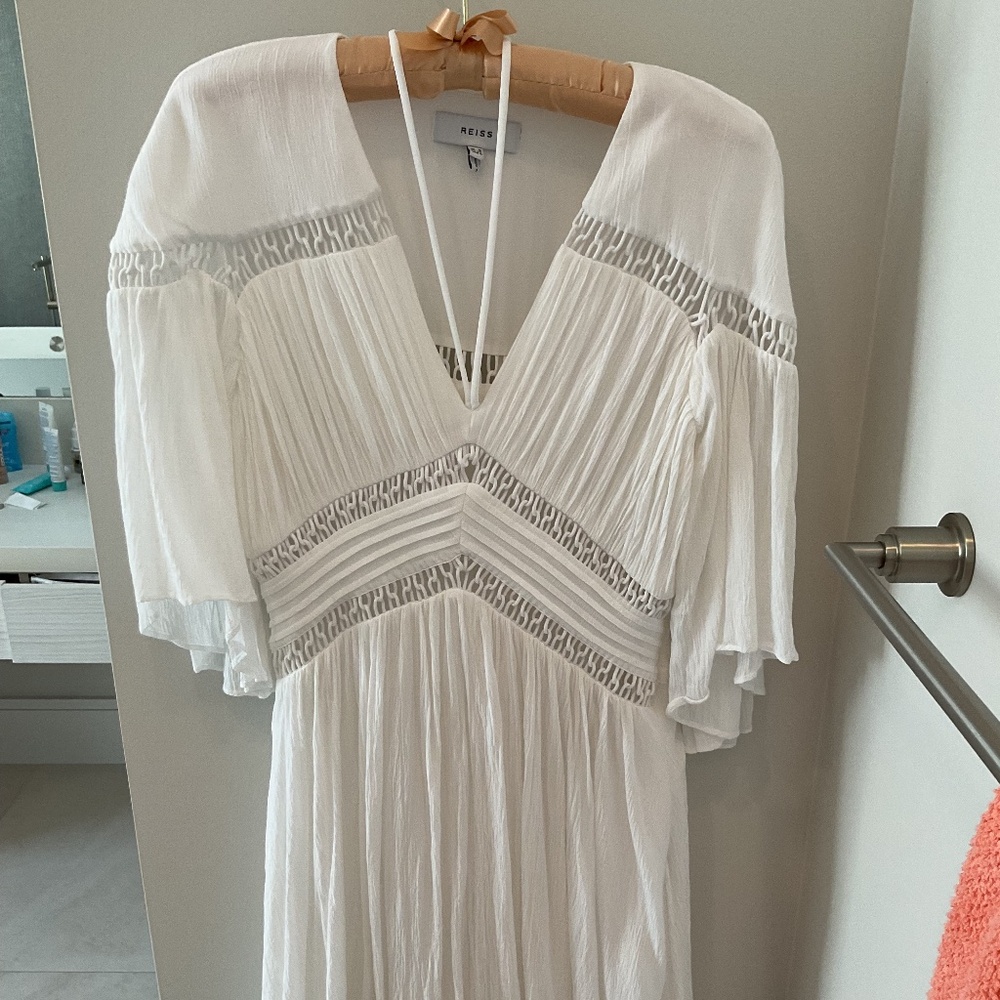 Reiss white dress US 4